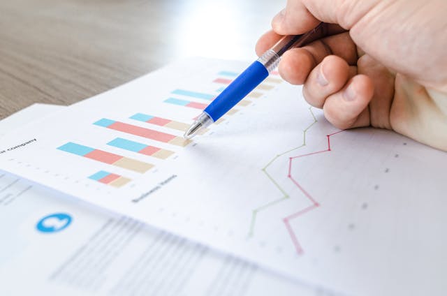 Close-up Photo of Graphs